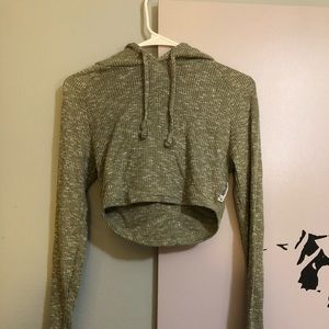 Gym shark crop hoodie